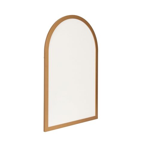 لوحة دبابيس من القماش بإطار من Kate and Laurel Holbrook Glam، مقاس 24 × 36، ذهبي، لوحة إعلانات مقوسة حديثة مزخرفة للاستخدام كلوحة رؤية أو منظمة حائط in Saudi Arabia