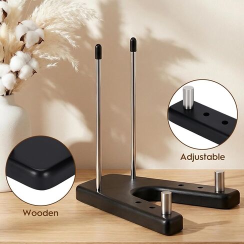 حامل لوحة مكون من قطعتين للعرض بمسافات قابلة للتعديل، حامل عرض حامل لوحة خشبية، حامل إطار صورة لألواح زخرفية مقاس 6-14 بوصة، كتاب، سجل، لوحة، صورة، لوحة فنية على سطح الطاولة in Kuwait