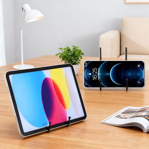 16 حزمة من حوامل الأطباق للعرض، وحوامل إطارات الصور المعدنية وحوامل الحامل للكتب والصور واللوحات الزخرفية والفنون - مقاسات 4 بوصات و6 بوصات، أسود (8 قطع لكل منها) in Kuwait