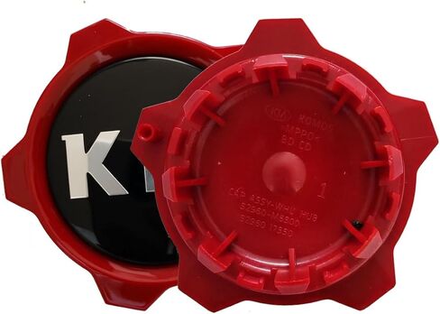 Red Wheel Center Cap 52960-M6500, 52960-J7550 for Forte Seltos 2020-2021 1PC in Kuwait