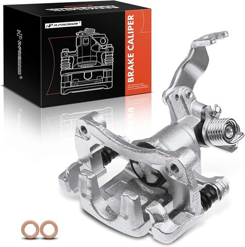 A-Premium Disc Brake Caliper Assembly with Bracket Compatible with Select Infiniti and Nissan Models - G20 1999-2001, Sentra 2000-2001, L4 2.0L - Rear Left Driver Side in Saudi Arabia