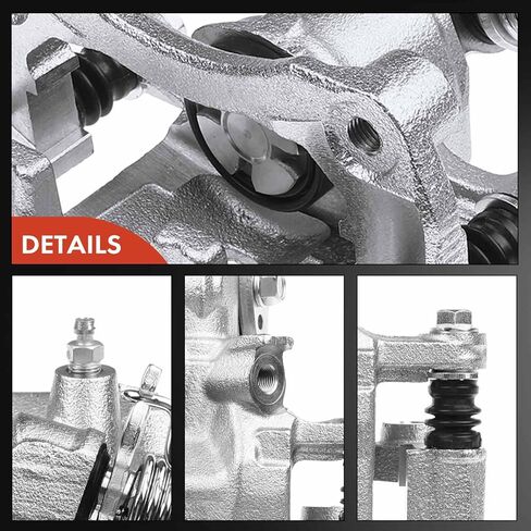 A-Premium Disc Brake Caliper Assembly with Bracket Compatible with Select Infiniti and Nissan Models - G20 1999-2001, Sentra 2000-2001, L4 2.0L - Rear Left Driver Side in Saudi Arabia