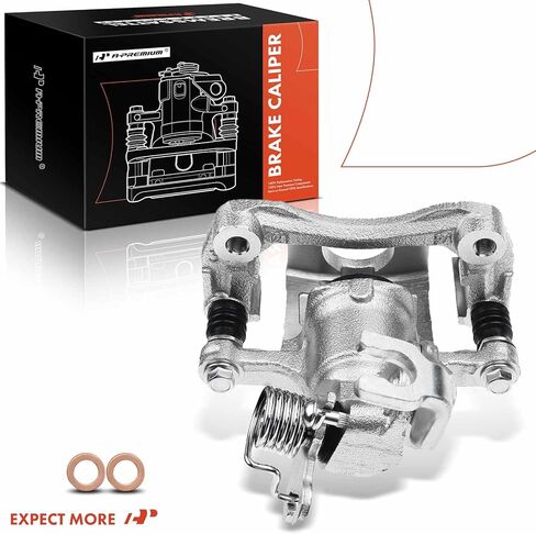 A-Premium Disc Brake Caliper Assembly with Bracket Compatible with Select Infiniti and Nissan Models - G20 1999-2001, Sentra 2000-2001, L4 2.0L - Rear Left Driver Side in Saudi Arabia