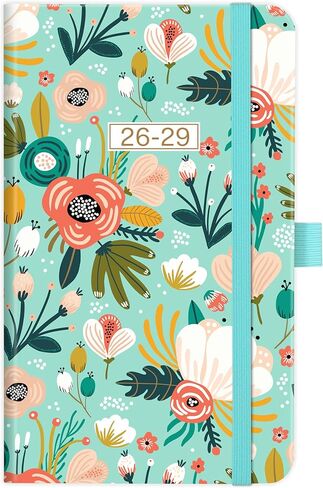2025-2027 Pocket Planner - 3 Year Monthly Planner 2025-2027, Jan. 2025 to Dec. 2027, Pocket Calendar for Purse with Pen Holder, Bookmarks, 6.3" x 3.7" in Saudi Arabia