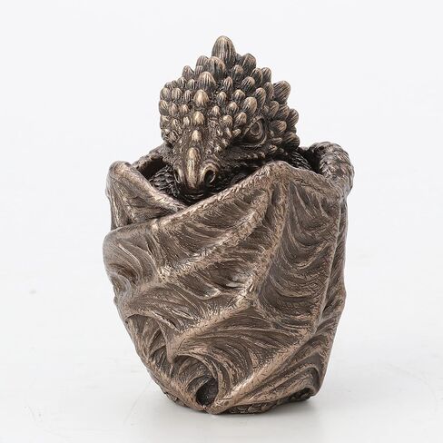 Veronese Design 3 1/2" Baby Dragon Resin Figurine Secret Stash Box Cast Bronze Finish in Saudi Arabia