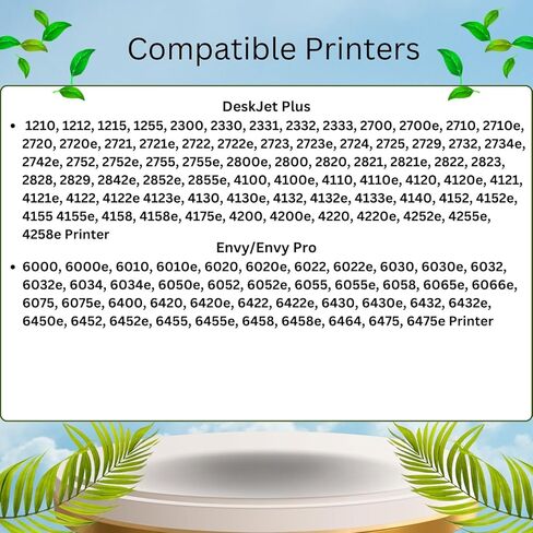 خرطوشة حبر PayForLess 67XL لحبر HP 67 متوافقة مع خراطيش الحبر HP Deskjet 2755e 2700 2855e 2755e 2755 4155e 4255e لـ Envy 6000 6055e 6400 2Pack in Kuwait