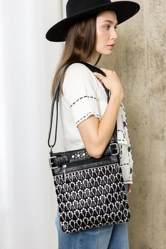 حقيبة يد EXPRESS تصميم حجر الراين المتلألئ حبال كروس | تصميم الدمعة in Kuwait