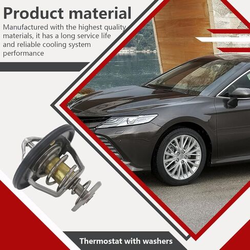 Engine Thermostat with Gasket 9091603075A82, 9091603075 for 1990-1997 Lexus LS400 in Kuwait