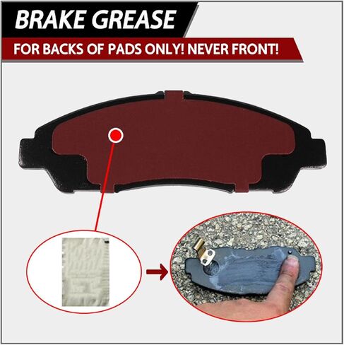 SIPAUTEC-Front and Rear Brake Pad Set 4-Wheel Set Ceramic Disc Brake Pads Replacement For 2019-2025 Chevrolet Silverado 1500 | Suburban Tahoe | Cadillac Escalade ESV | GMC Sierra 1500 | Yukon XL in Kuwait