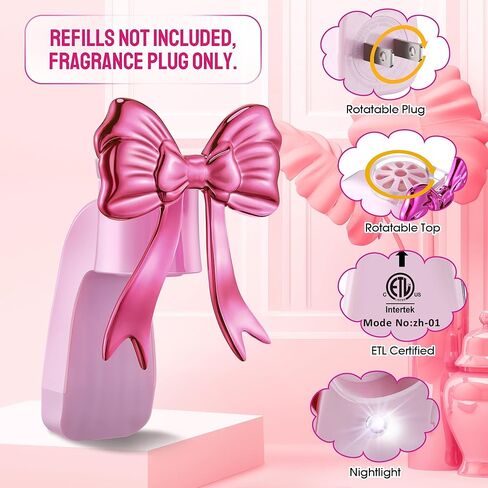 قابس عطر حائطي مع ضوء ليلي متوافق مع باث آند بودي وركس، عطر زهرة الحائط، قابس موزع عطر على شكل يقطين متدفق للتحكم في رائحة مكتب المنزل في عيد الشكر in Kuwait