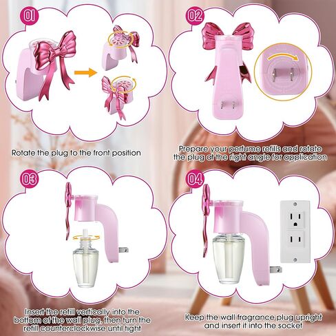 قابس عطر حائطي مع ضوء ليلي متوافق مع باث آند بودي وركس، عطر زهرة الحائط، قابس موزع عطر على شكل يقطين متدفق للتحكم في رائحة مكتب المنزل في عيد الشكر in Kuwait