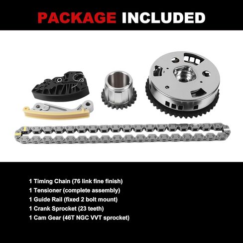 مجموعة سلسلة التوقيت VVT Gear Crank Sprocket 6.4L 5.7L Grand Cherokee 2009-2015 للقائد 09-10 لـ Ram 1500 2500 3500، 5.7L لشاحن تشالنجر دورانجو 09-15 أجزاء وقت المحرك 53022316AC in Saudi Arabia