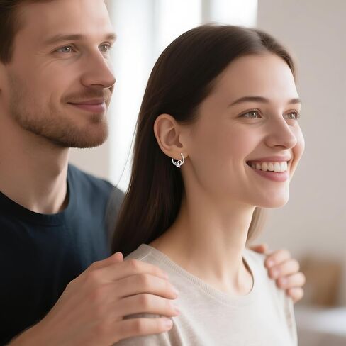 أقراط البيسبول 925 الفضة الاسترليني الرياضة القلب هوب أقراط البيسبول مجوهرات هدايا للنساء in Saudi Arabia