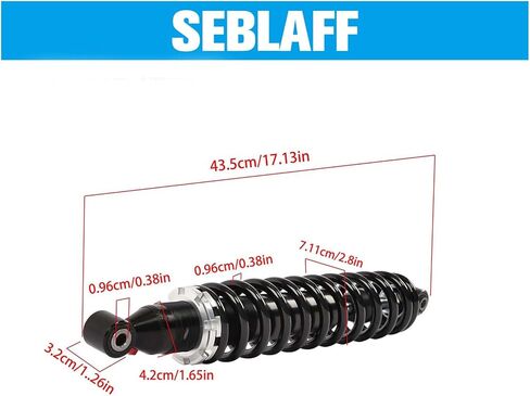 2 قطعة استبدال ممتص الصدمات الخلفي لـ 52400-HN4-980 52400-HN5-980 52400-HN5-970 52400-HN4-M61 بديل لـ Rancher 350 2000-2006 in Saudi Arabia