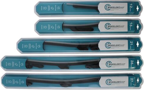 12" Universal Frameless Replacement Beam-Style Double-Layer Windshield Wiper Blade in Kuwait