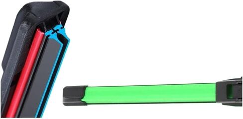 Colorful U J Hook Car Windshield Wiper Blades Universal Soft Double Layer Rubber Frameless Bracketless 16" 19" 20" 22" 24" 26"(Pink,16in (400mm)-1 pc) in Saudi Arabia