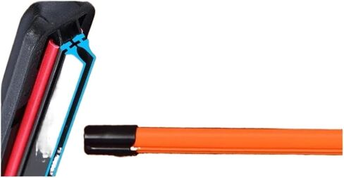 Colorful U J Hook Car Windshield Wiper Blades Universal Soft Double Layer Rubber Frameless Bracketless 16" 19" 20" 22" 24" 26"(Pink,16in (400mm)-1 pc) in Saudi Arabia