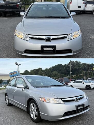حامل إطار لوحة ترخيص المصد الأمامي من FASTCHE متوافق مع 2006 2007 2008 Honda Civic لوحة الترخيص الأمامية استبدال # 71145SNAA00 HO1068110 in Saudi Arabia