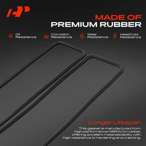 A-Premium Engine Valve Cover Gasket Set Compatible with Chevrolet Corvette 1992-1996 5.7L & Excalibur Limited 1993 5.7L in Saudi Arabia