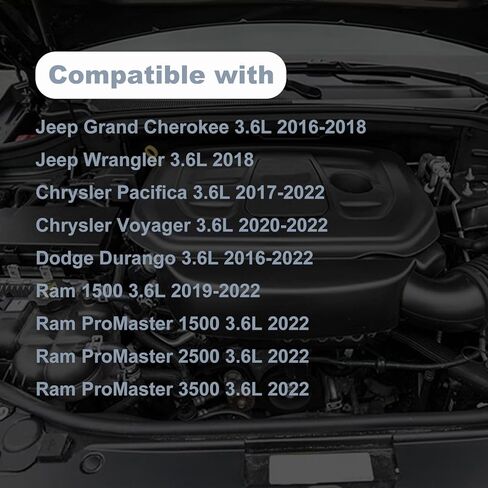 مجموعة حشية غطاء صمام المحرك متوافقة مع جيب جراند شيروكي رانجلر، كرايسلر باسيفيكا فوييجر، دودج دورانجو رام 1500 رام بروماستر 1500 2500 3500 3.6L V6 استبدال # VC1184G، VS50919 in Kuwait