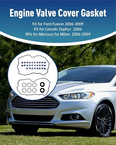VS50644R Engine Valve Cover Gasket Kit Fit for Ford Fusion 06-09 for Lincoln Zephyr 06 for Mercury Milan 06-09 3.0L V6 in Kuwait