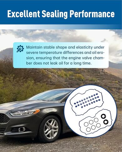 VS50644R Engine Valve Cover Gasket Kit Fit for Ford Fusion 06-09 for Lincoln Zephyr 06 for Mercury Milan 06-09 3.0L V6 in Kuwait