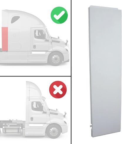 Freightliner Cascadia 2008-2024 نصف شاحنة خلف ملحق كابينة الكابينة، الجزء السفلي الأيمن in Kuwait