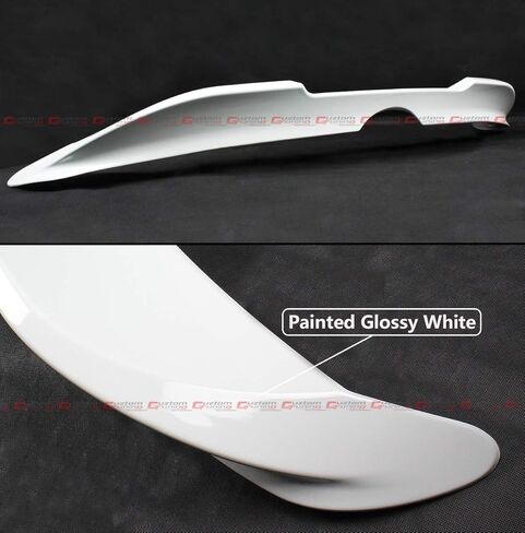 Painted Gloss Pearl White TR Style High Kick Duckbill Rear Trunk LID Spoiler Wing Replacement Compatible with 2018-2024 Toyota Camry LE XLE SE XSE in Saudi Arabia