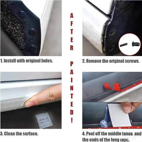 CHIESMA Side Skirt Fit for Audi A3 2013-2020 Progressiv/Prestige/Premium/Komfort/Titanium/Select/S Line/Dynamic Sedan 4-Door ABS Glacier White Side Bottom Line Extension Lip 2PC Body Kit in Kuwait