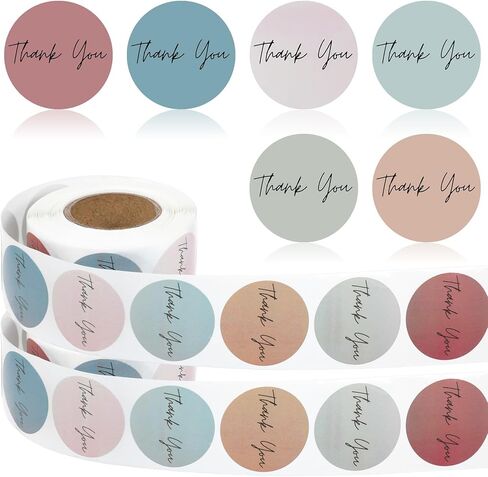 cobee 1000Pcs Boho Thank You Stickers, Thank You Sticker Small Business, Thanks Your for Supporting My Small Business Sticker, Envelope Stickers for Packaging Gift Wraps and Crafts in Saudi Arabia