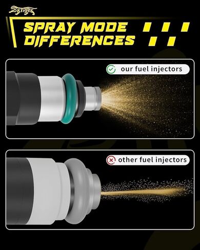 Oktiger Set of 8 Upgraded Fuel Injectors 2.4L/2.5L/4.0L/5.6L Fits for Nissan Pathfinder 2004 2005 2006 2007 2008 2009 2010, Xterra Armada 2005-2014, Frontier 2006-2014, Titan 2004-2012, OE#0280158007 in Kuwait