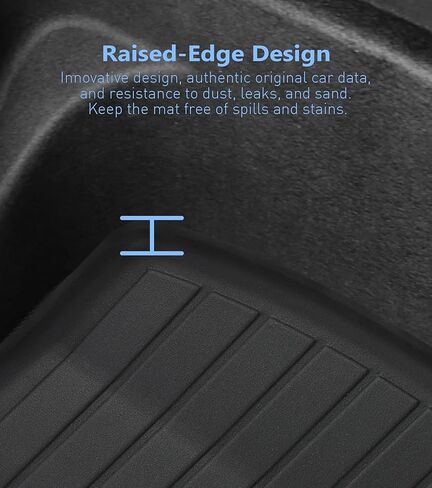 PM Auto Rear Refresh Edition الجزء السفلي من حصيرة الجذع البديلة لطراز Tesla 3 Highland 2023-2024، بطانة شحن مناسبة لجميع الأحوال الجوية TPE in Saudi Arabia