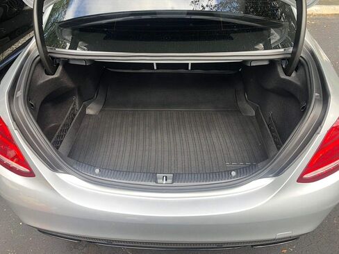 Cargo Liner - Trunk Mat for Mercedes-Benz C-Class Sedan 2015-2021 – Weather-Resistant Trunk Mats for Cars with Raised Lip – Non-Slip Car Trunk Mat Rubber – Laser Pre-Cut Design in Saudi Arabia