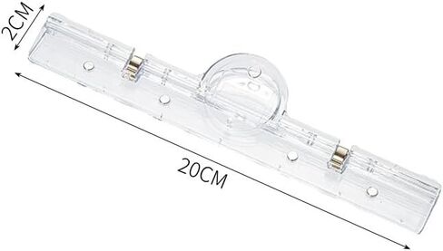 2 Pcs Acrylic Transparent Clips A4 Whiteboard Strong Magnetic Magnet Magnetic Clip, Suitable for Stationery Files Test Paper Clips Blackboard Book Clip in Saudi Arabia