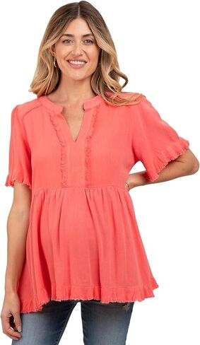PinkBlush Short Sleeve Maternity Top in Saudi Arabia