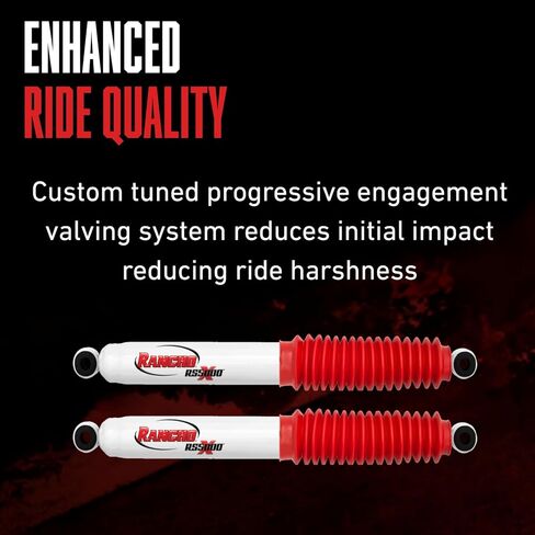 Rancho Pair of RS5000X Rear Suspension Shock Absorbers Compatible with 2004-2008 F150 4WD w/ 0" Lift | Improves Handling & Performance | Built to Last | Includes TrendsAuto Decal in Saudi Arabia