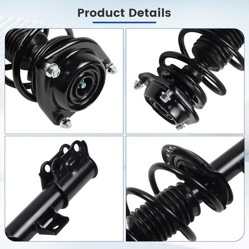 2PCS Front Shocks Absorbers Struts Assembly for 2011-2013 Hyundai Elantra Sedan 1.8L GLS, Limited, 2014-2016 Hyundai Elantra Sedan 1.8L, 2.0L in Kuwait