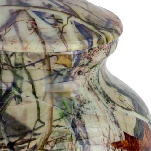 جرة حرق جثث مموهة Next Camo G2 محفورة خصيصًا للرماد - متوسطة، ألومنيوم، جرة بنية، جرة حرق جثث متوسطة الحجم، ارتفاع 8.75 بوصة in Kuwait