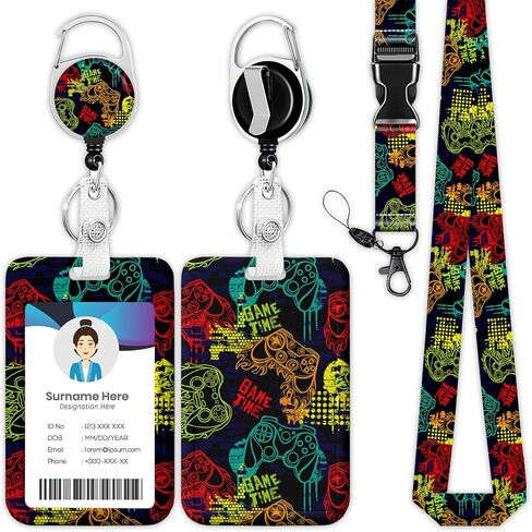 Christian Sunset Crosses Lanyard for ID Badge Holder, Retractable Reel Clip Heavy Duty ID Card Holder with Lanyard for Nurse Teacher Office Women Men in Saudi Arabia