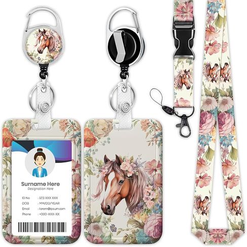 Christian Sunset Crosses Lanyard for ID Badge Holder, Retractable Reel Clip Heavy Duty ID Card Holder with Lanyard for Nurse Teacher Office Women Men in Saudi Arabia