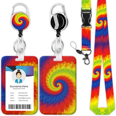 Christian Sunset Crosses Lanyard for ID Badge Holder, Retractable Reel Clip Heavy Duty ID Card Holder with Lanyard for Nurse Teacher Office Women Men in Saudi Arabia