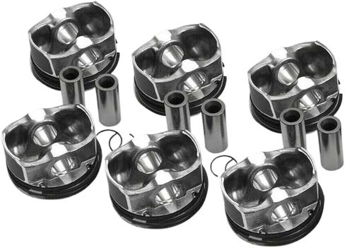 مجموعة المكابس والخواتم 6 قطعة Φ84mm 11257610295 11257577586 متوافق مع N54B30 3.0L L6 Turbo 135i 335i 535i 740i X6 Z4 E82 E90 E60 F01 in Kuwait