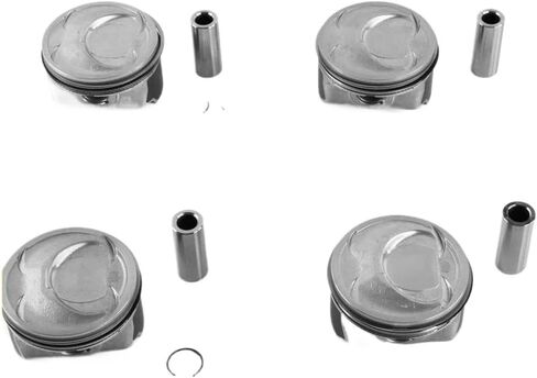 4 Piece Engine Car Piston And Ring Set 235102G500 23510-2GGA0 23510-2G540 Compatible With 2011-13 Sonata Optima 2.4L in Saudi Arabia