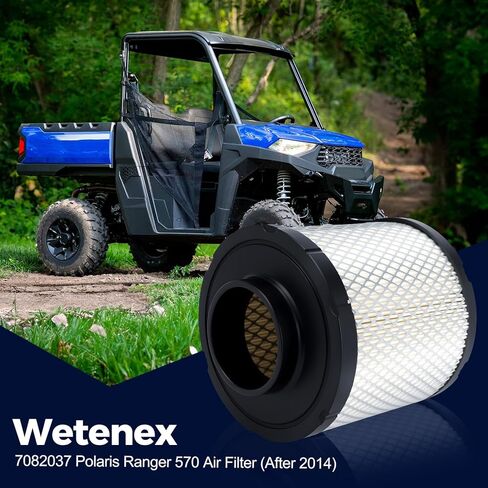 7082037 Polaris Ranger 570 Air Filter Compatible with ATV ACE Ranger 570 500 325 EFI 2014 2015 2016 2017 2018 2019 2020 2021 2022 2023 2024 2025 Polaris Side by Side Ranger Air Filter in Kuwait
