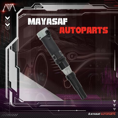 MAYASAF 7700875000 [عبوة من 4] ملفات تشغيل محرك السيارة لنيسان أبريل 2008-2010، بلاتينا 2002-2010، لرينو كليو 2002-2010، كانغو 2004-2010، داستر 2013-2017 in Saudi Arabia