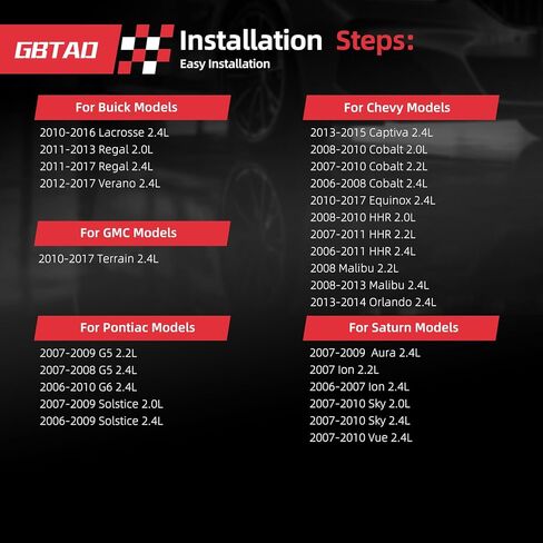 مجموعة من 4 لفائف الإشعال حزمة شرارة التوصيل مدخل عمود الحدبات موقف المحرك VVT الملف اللولبي صمام عدة لبونتياك تشيفي كوبالت HHR ماليبو كابتيفا بويك لاكروس ريجال جي إم سي صعب زحل in Kuwait