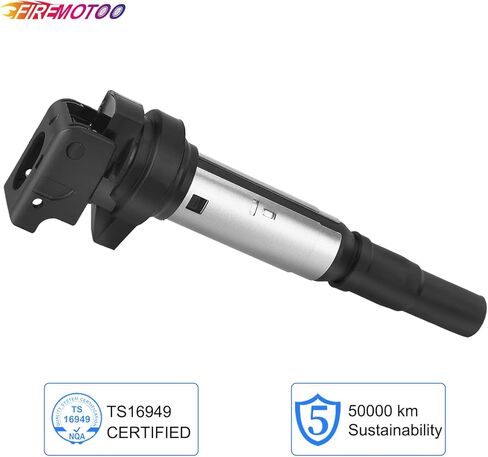Set of 4 Ignition Coil Pack Compatible with Mini Cooper DOHC SOHC Turbo 2007-2013 Countryman 2011-2016 Paceman 2013-2016 1.6L L4 Replace for 12137575010 UF598 UF-598 C1692 in Saudi Arabia