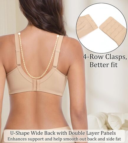 Minimizer Bowknot Racerback Underwire Bra for Women in Saudi Arabia