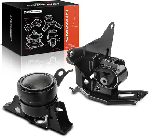 A-Premium 2PCS Engine Motor Mount and Transmission Mount Kit Compatible with Toyota Yaris 2006-2011, Yaris 2015-2017 1.5L, Manual Transmission, Replace# 1237221131 in Saudi Arabia