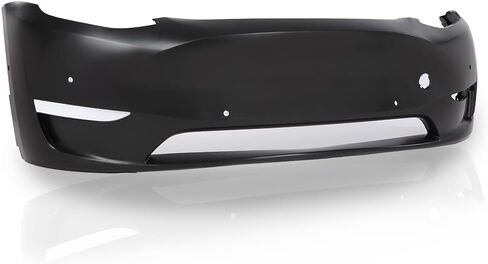لوحة غطاء المصد الأمامي من CHEDA مع فتحة مستشعر بارك متوافقة مع طراز Tesla Y 2020-2023 149374500A, 1493736S0A باللون الأسود in Saudi Arabia